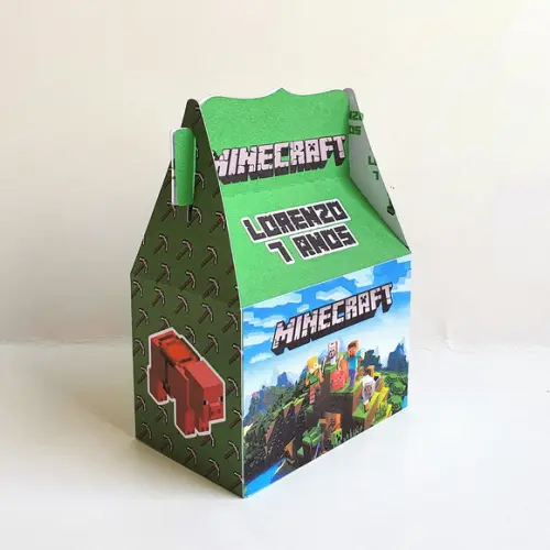 Caixa Malinha - Minecraft