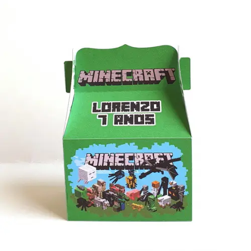 Caixa Malinha - Minecraft