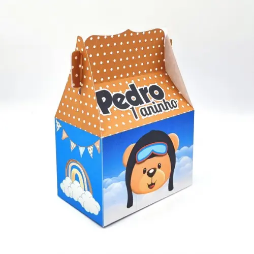 Caixa Malinha - Urso Aviador