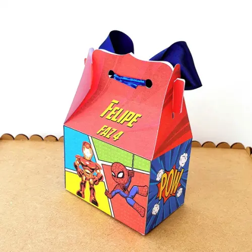 Caixa Malinha - Vingadores Cute