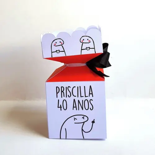 Caixa Meia Bala - Flork Bentô Florky