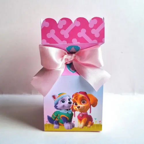 Caixa Meia Bala - Patrulha Canina Rosa