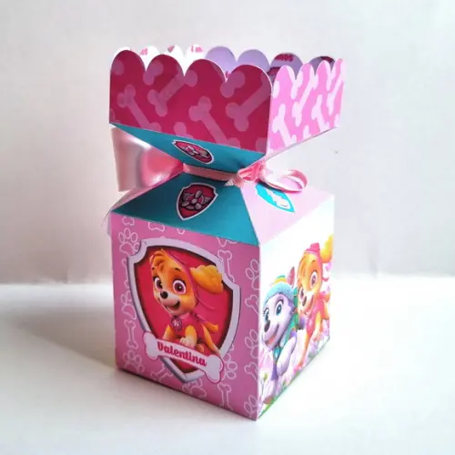 Caixa Meia Bala - Patrulha Canina Rosa