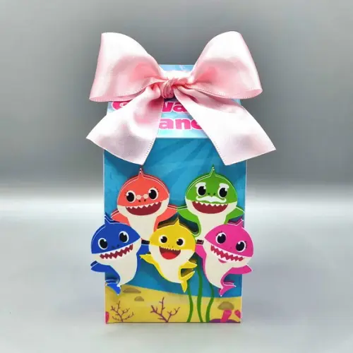 Caixa Milk - Baby Shark Rosa