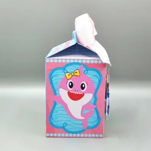 Caixa Milk - Baby Shark Rosa