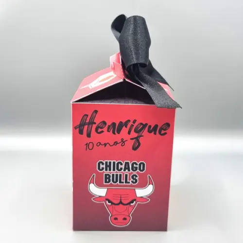 Caixa Milk - Basquete Chicago Bulls