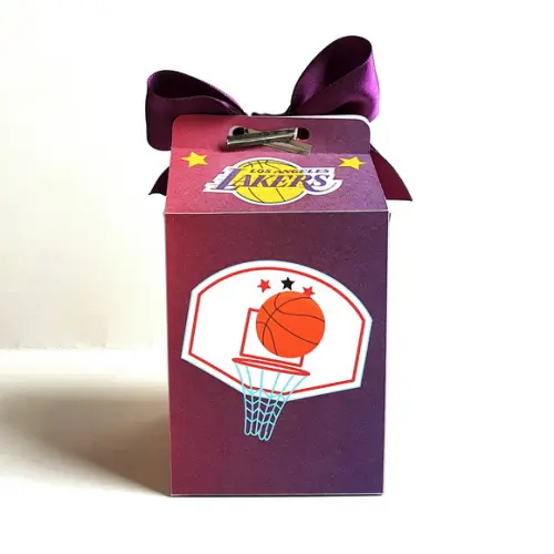 Caixa Milk - Basquete Los Angeles Lakers