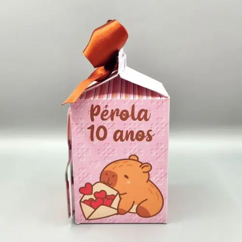 Caixa Milk - Capivara Cute