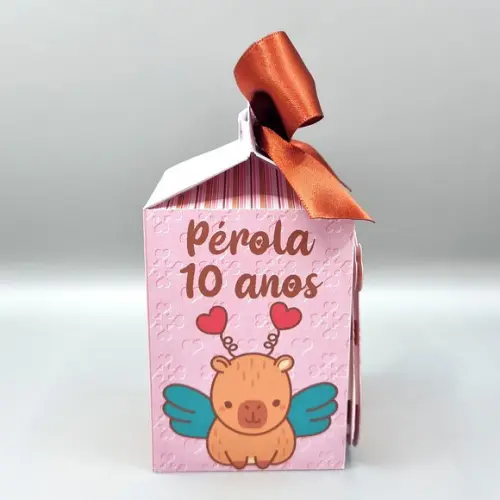 Caixa Milk - Capivara Cute