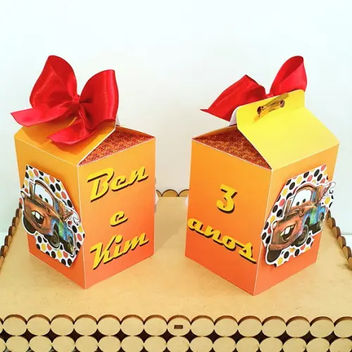 Caixa Milk - Carros