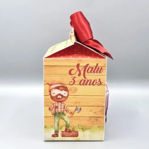 Caixa Milk - Chapeuzinho Vermelho Aquarela