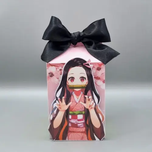 Caixa Milk - Demon Slayer Rosa