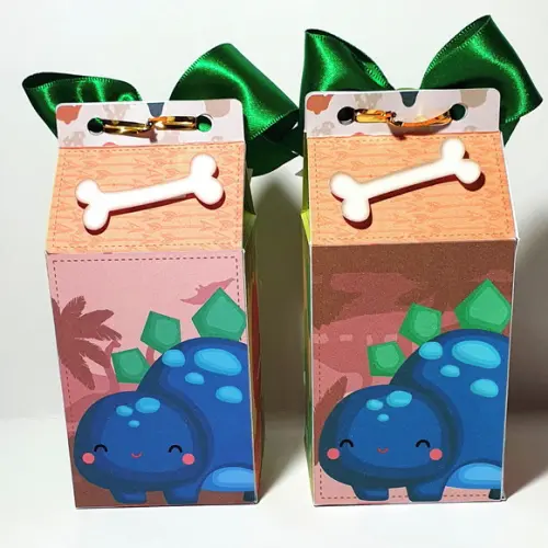 Caixa Milk - Dinossauro Cute