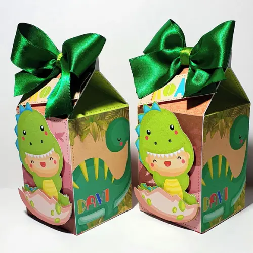Caixa Milk - Dinossauro Cute