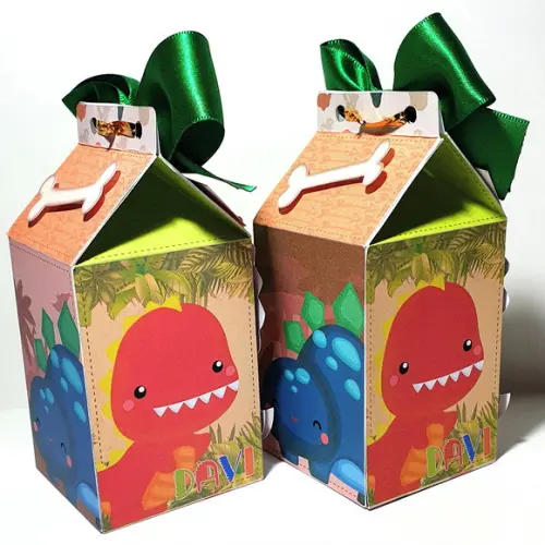Caixa Milk - Dinossauro Cute
