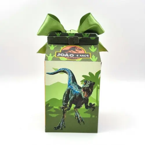 Caixa Milk - Dinossauro Jurassic