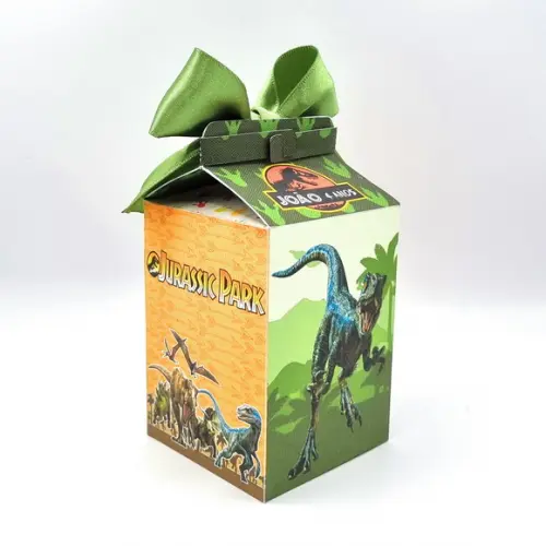 Caixa Milk - Dinossauro Jurassic