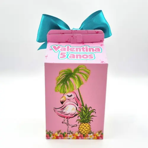 Caixa Milk - Flamingos
