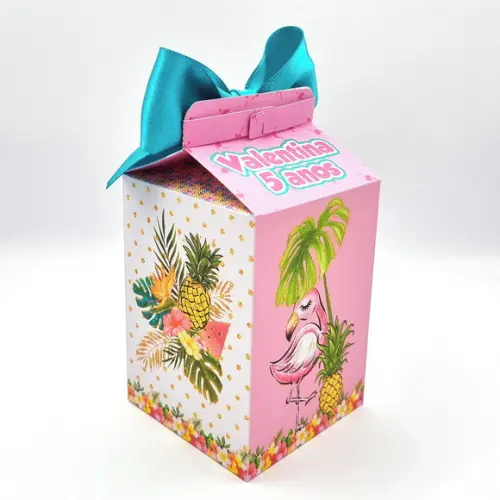 Caixa Milk - Flamingos