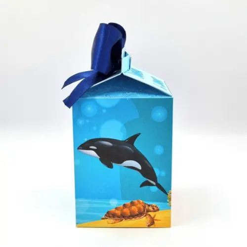 Caixa Milk - Fundo do Mar Realista