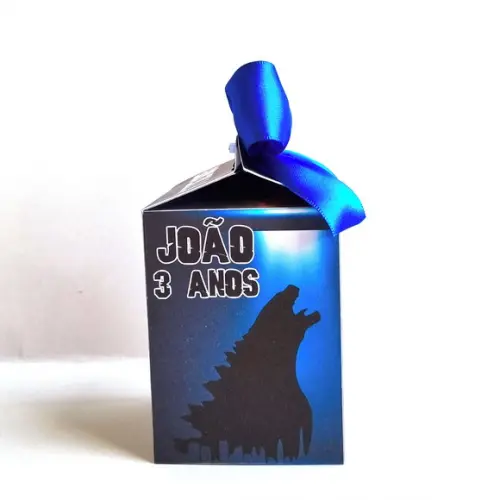 Caixa Milk - Godzilla Azul