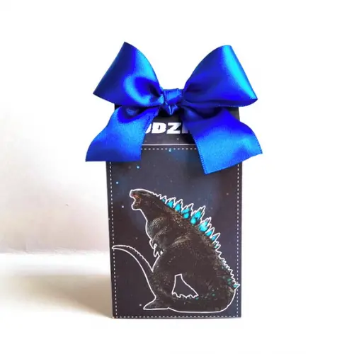 Caixa Milk - Godzilla Azul