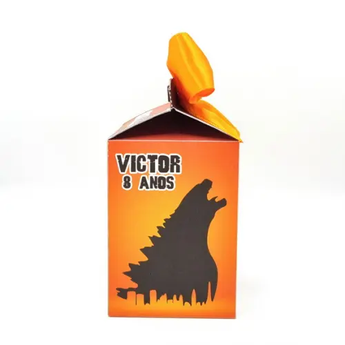 Caixa Milk - Godzilla Laranja