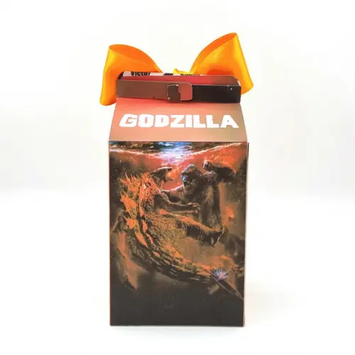 Caixa Milk - Godzilla Laranja