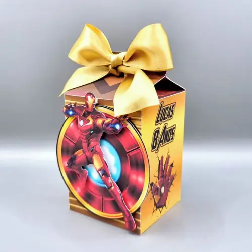 Caixa Milk - Homem de Ferro