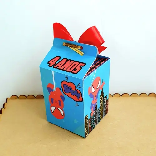 Caixa Milk - Homem Aranha Baby