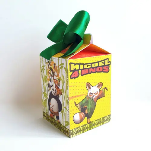 Caixa Milk - Kung Fu Panda