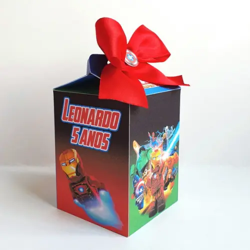 Caixa Milk - Lego Vingadores