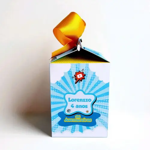 Caixa Milk - Luccas Neto Azul
