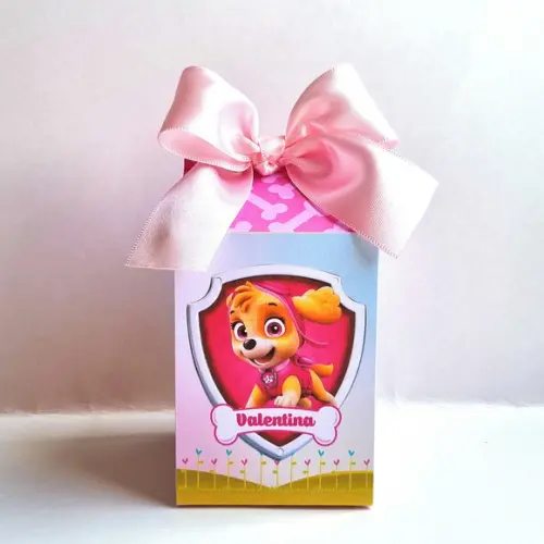 Caixa Milk - Patrulha Canina Rosa