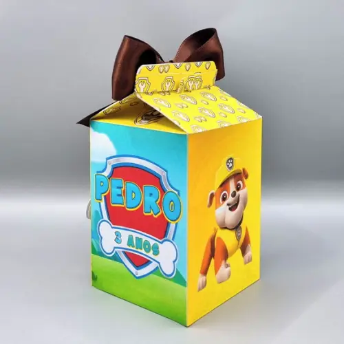 Caixa Milk - Patrulha Canina Rubble
