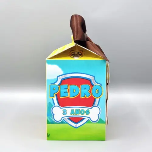 Caixa Milk - Patrulha Canina Rubble
