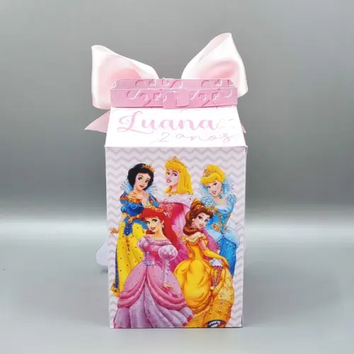 Caixa Milk - Princesas Disney