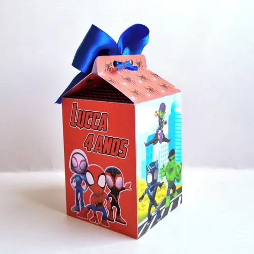Caixa Milk - Spidey e Seus Amigos Espetaculares