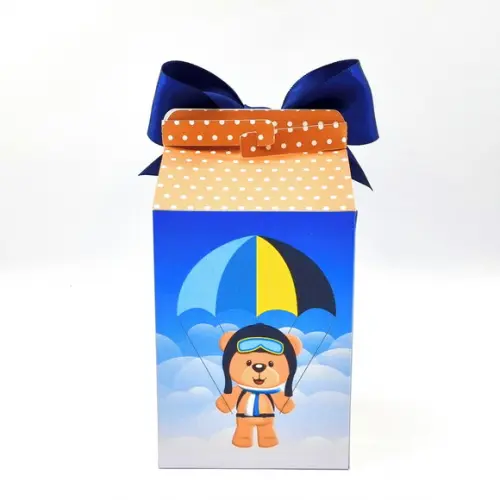 Caixa Milk - Urso Aviador