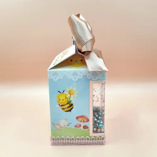 Caixa Milk Shaker - Jardim Encantado Aquarela