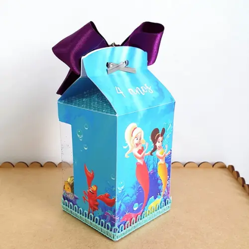 Caixa Milk Shaker - Pequena Sereia