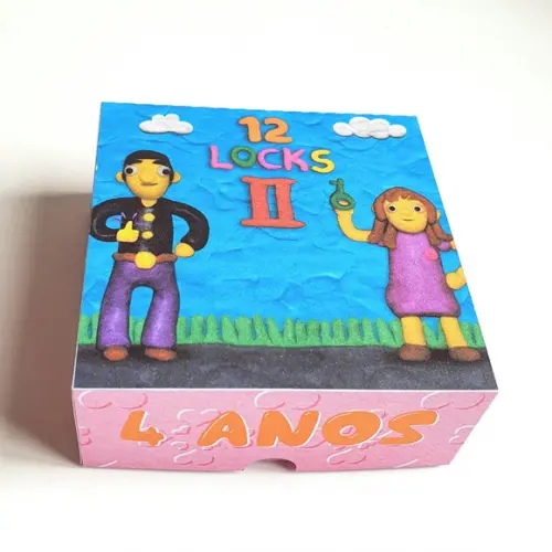 Caixa para 4 Doces - 12 Locks