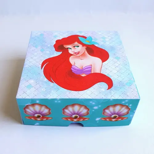 Caixa para 4 Doces - a Pequena Sereia
