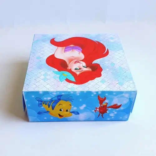 Caixa para 4 Doces - a Pequena Sereia