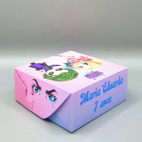 Caixa para 4 Doces - Arlequina