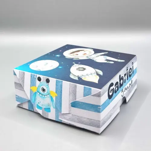 Caixa para 4 Doces - Astronauta