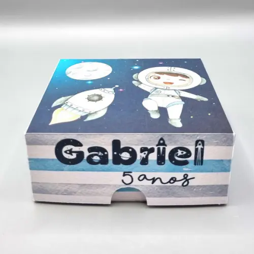 Caixa para 4 Doces - Astronauta