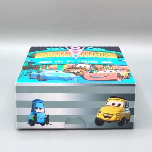 Caixa para 4 Doces - Carros