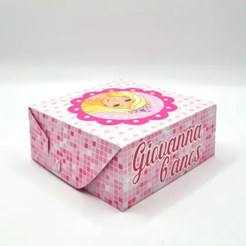Caixa para 4 Doces - Barbie