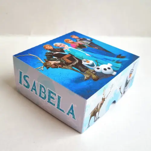 Caixa para 4 Doces - Frozen